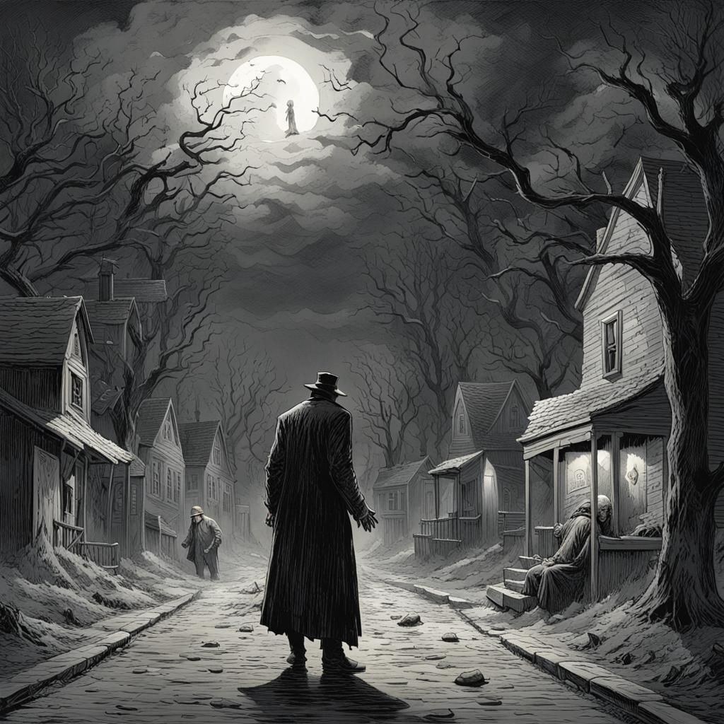 Eerie Figure Vanishes, Town Plunged into Darkness