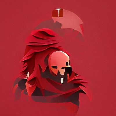 Generated Image of the Red Death
