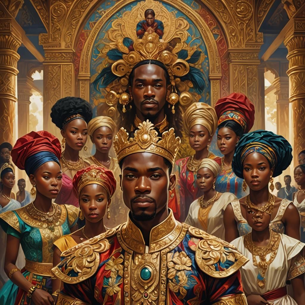 Igbo Prince Surrounded by Love and Sorrow