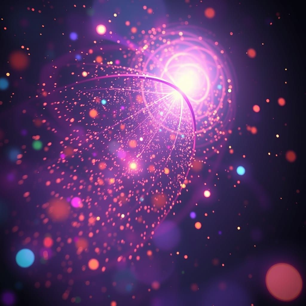 Ethereal Stardust Dreamscape with Vibrant Colors