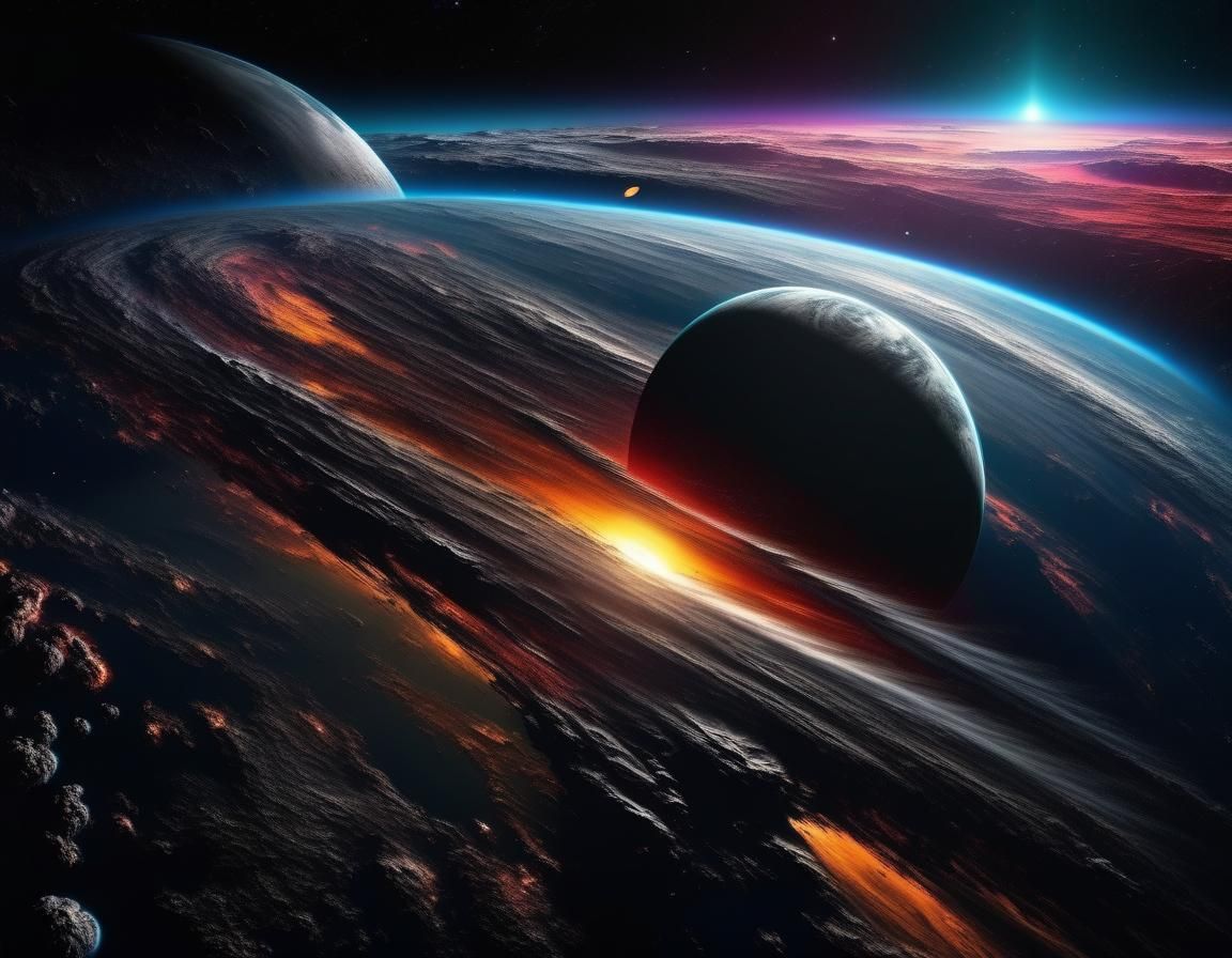 Earth from Space: Photorealistic 8K Masterpiece