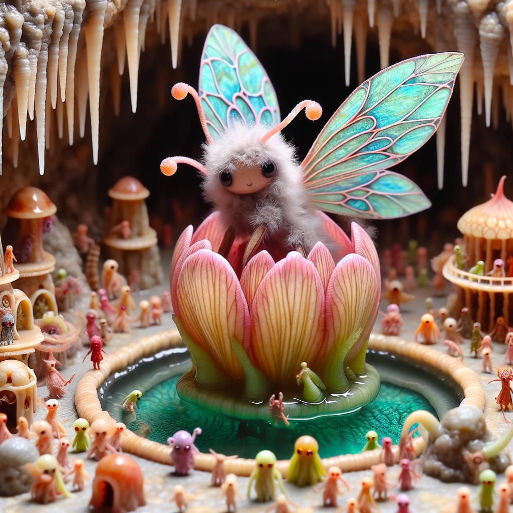 Steampunk Fairy-Alien at Speleothem Dress-Up Party