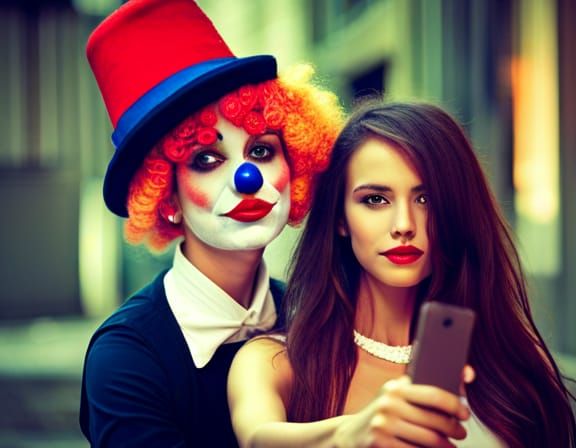 Selfie With Clown