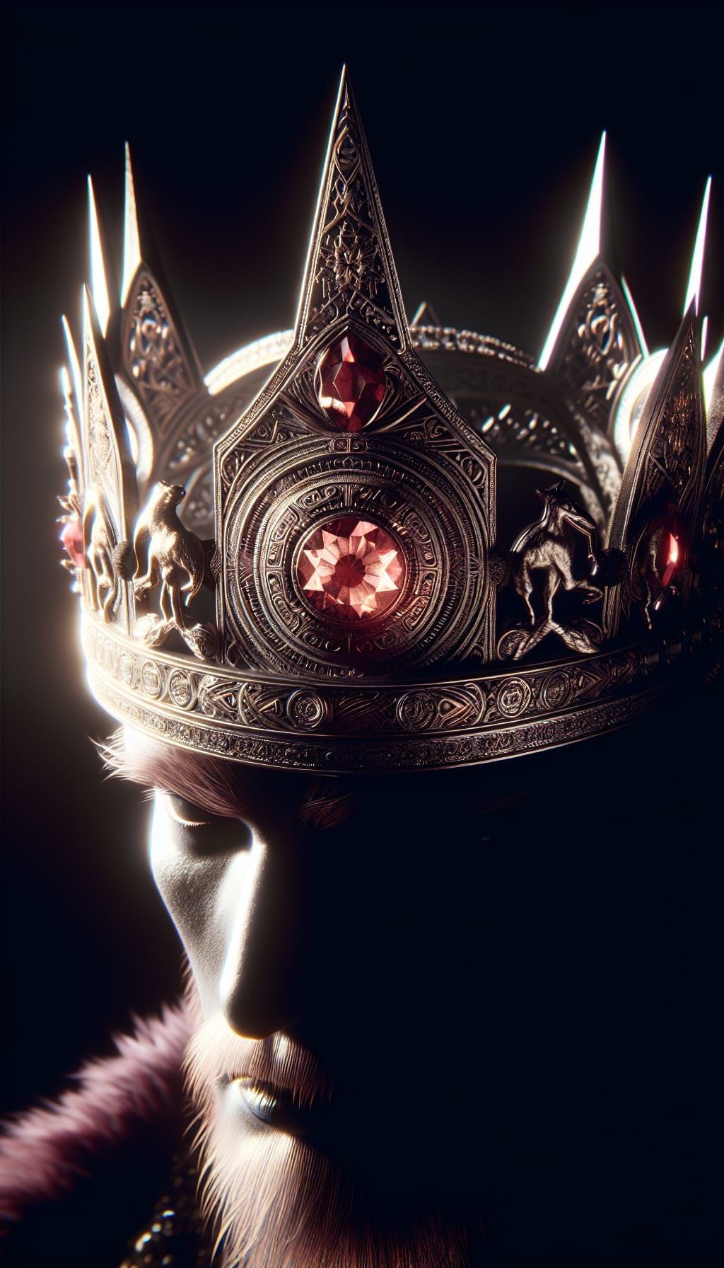 Ethereal Crown Masterpiece in High-Resolution Fantasy Art