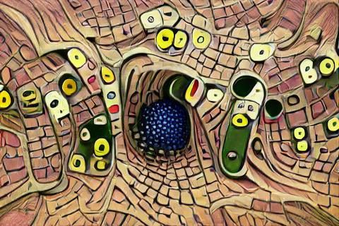 Trypophobic Surrealism Inspired by Kandinsky and Hundertwass...