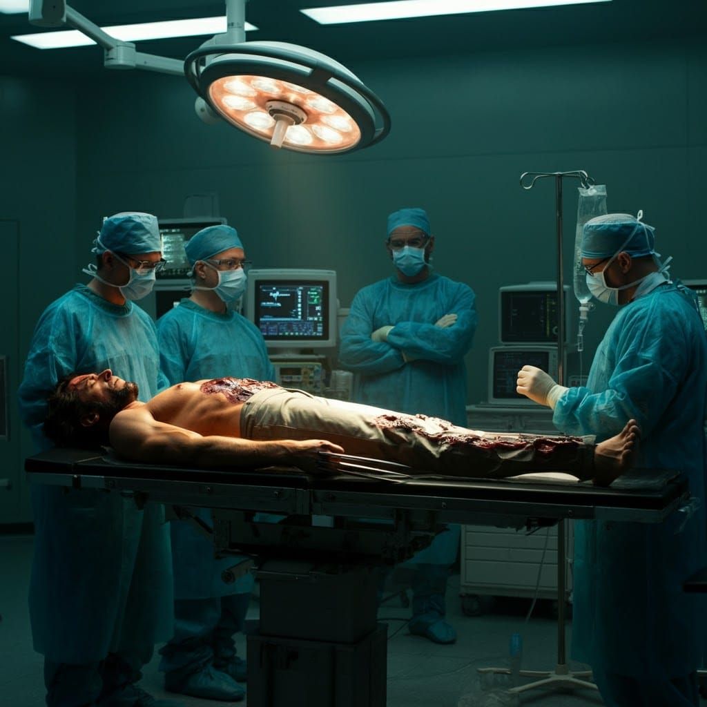 Adamantium Plating: Wolverine's Cyberpunk Medical Procedure