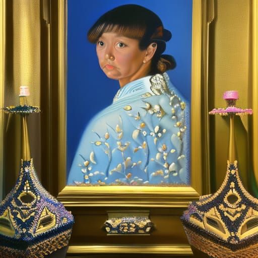 Hyperrealistic Color Portrait in Oil