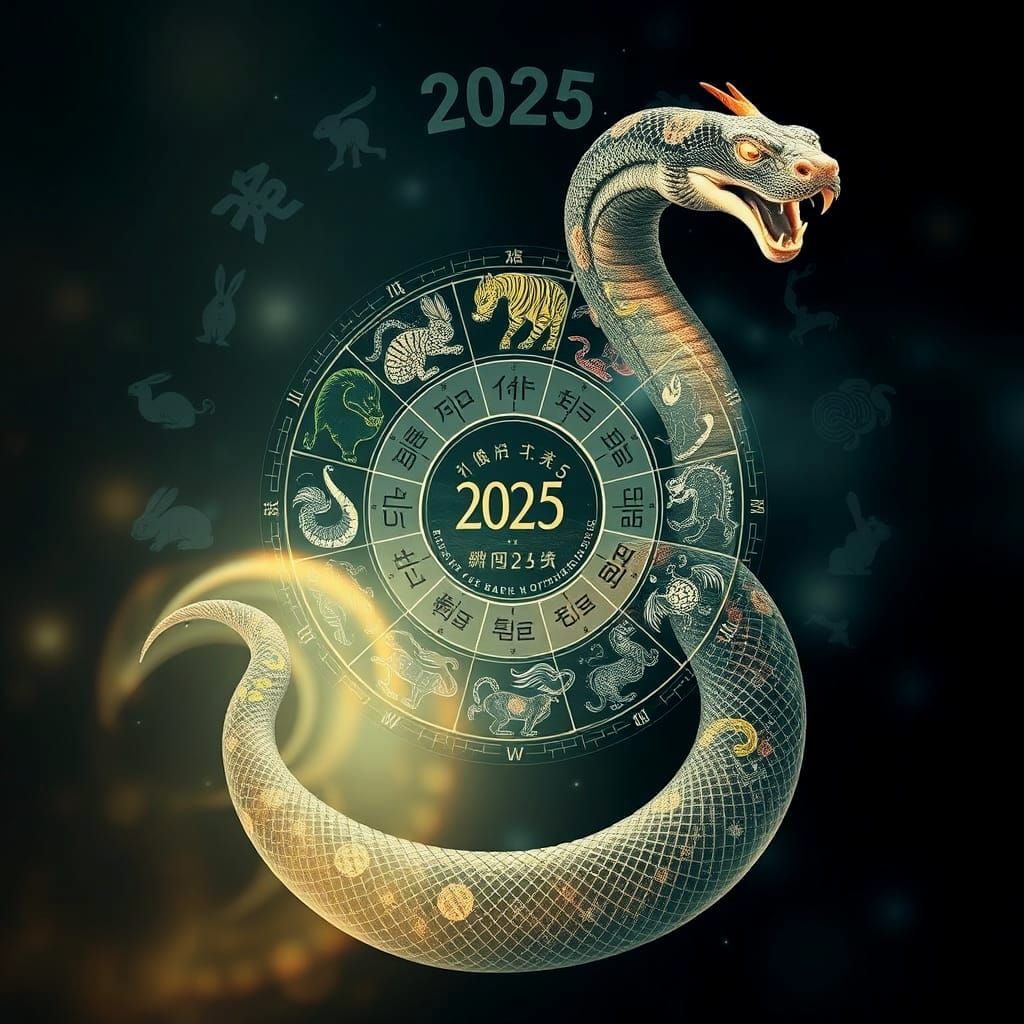 2025 Chinese Zodiac Calendar.