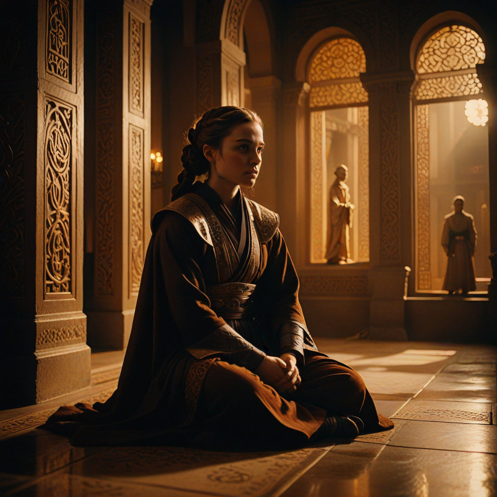 Epic Cinematic Portrait of a Regal Queen