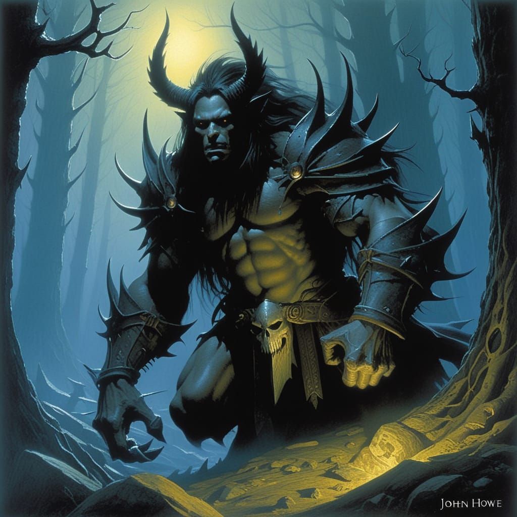 Grimdark Fantasy Landscape Art