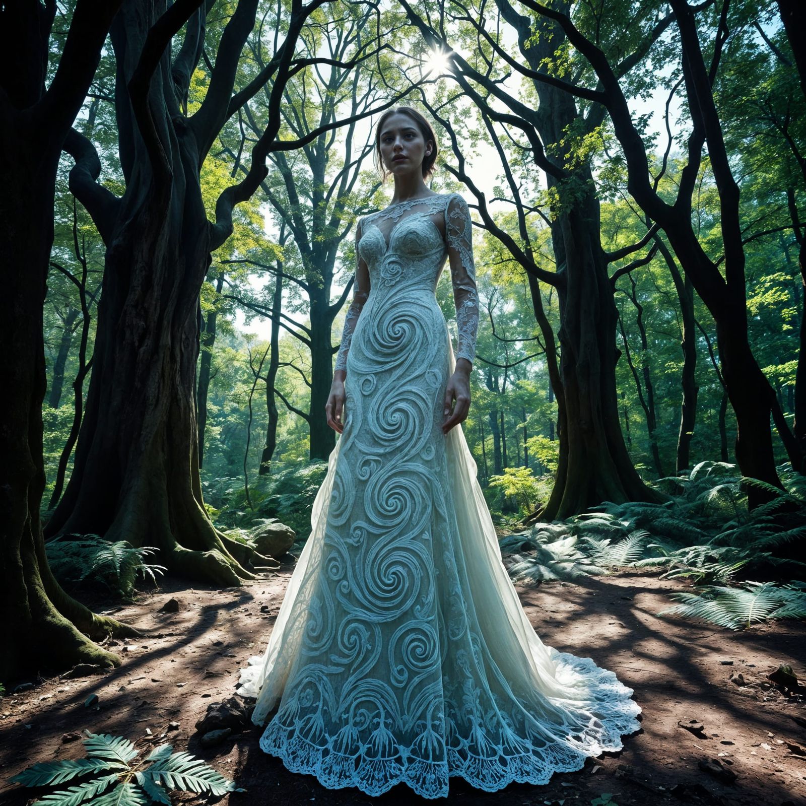 Fractal Couture in the Forest