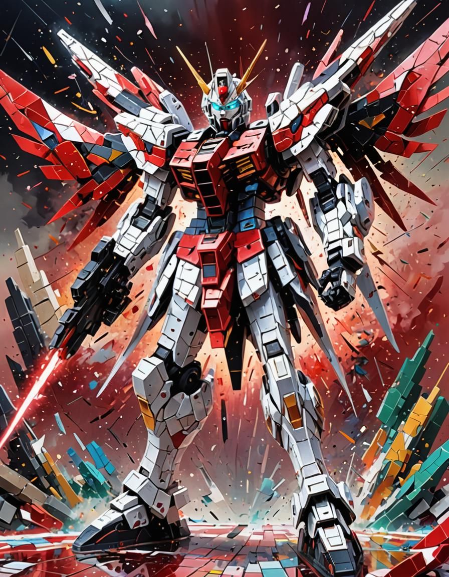 Red Gundam Splash Pop