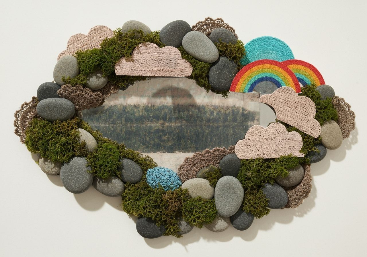 Mirroring Lost Dreams Hiding Found Objects Stretching From H...