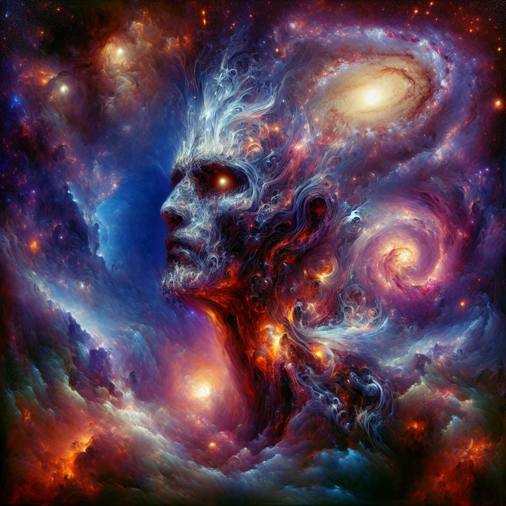 Mystical Figure in Space: Gothic Romanticism