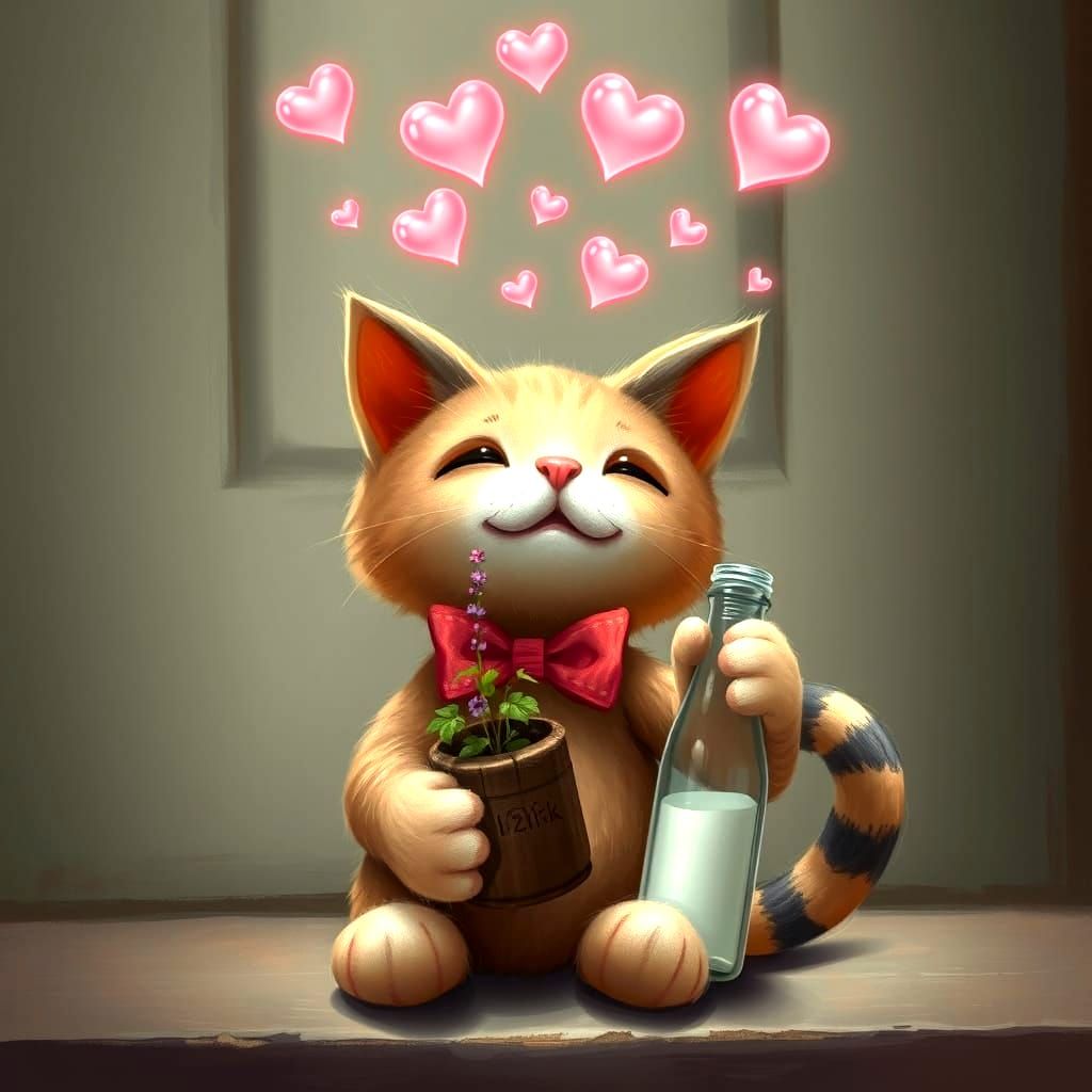 I brought milk & catnip