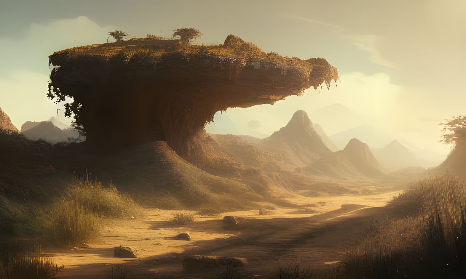 Hyperdetailed Fantasy Landscape Art in 8k Resolution