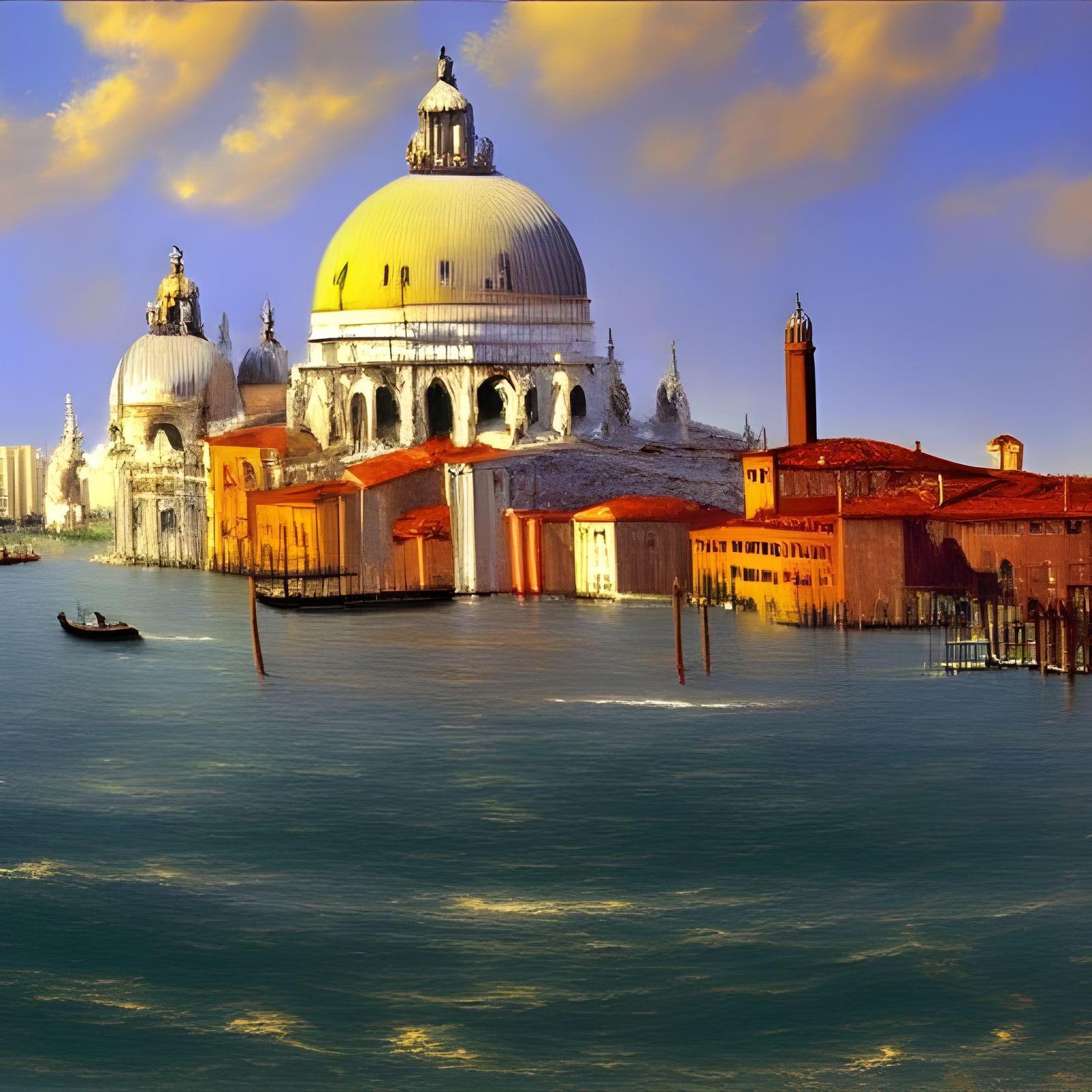 Venice and the Sea: Oil Painting by James Gurney