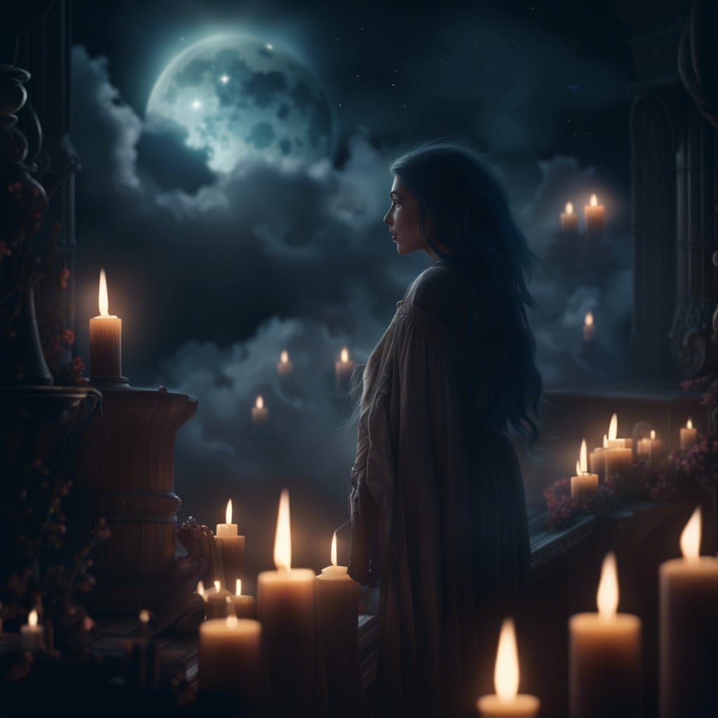 Ethereal Spirits Illuminate the Night Sky