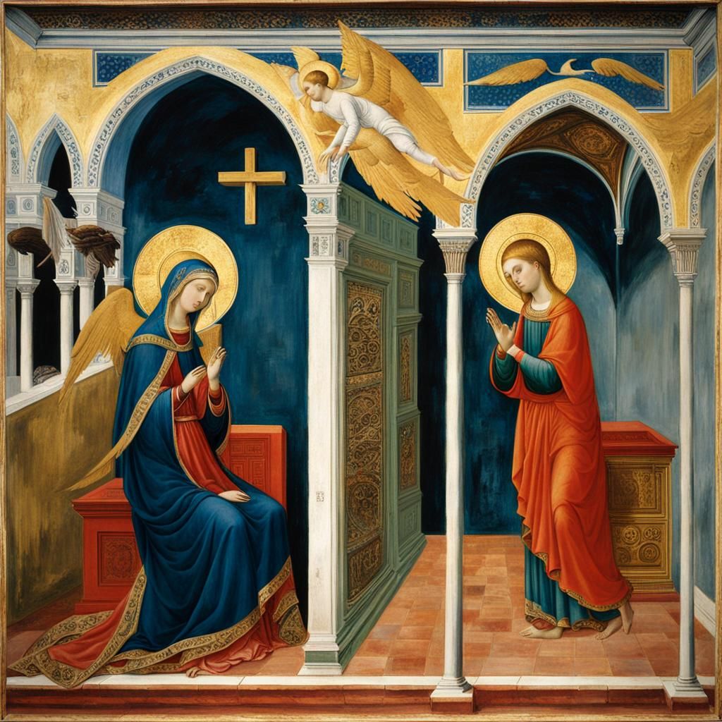 The annunciation by Giotto