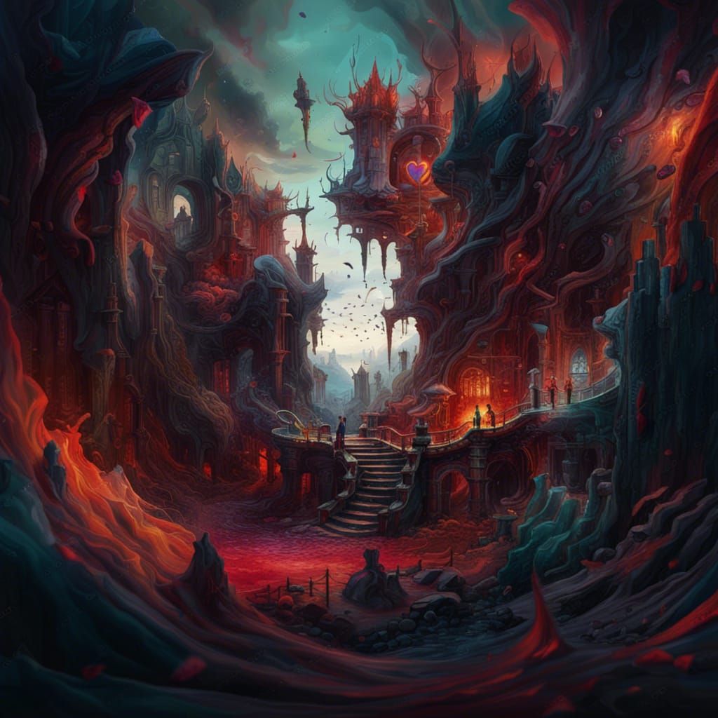 Abstract Emotions in Detailed Matte Painting