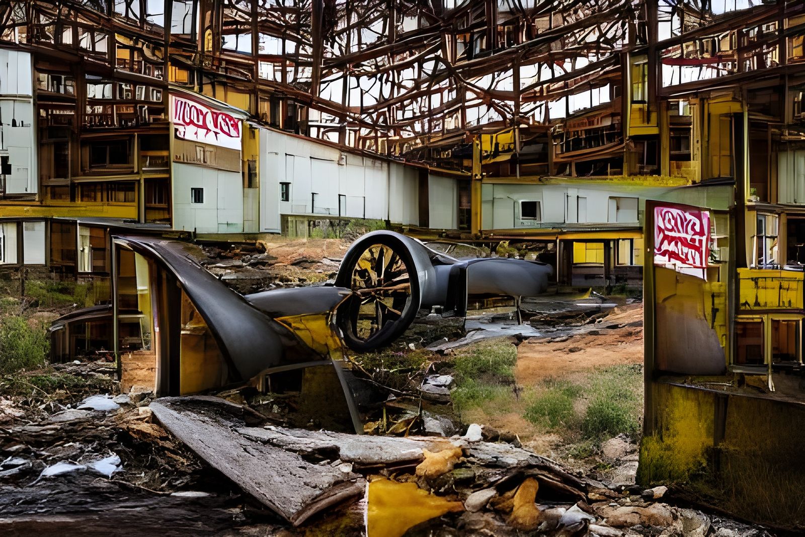 Decaying Ruins of America's Industrial Dominance