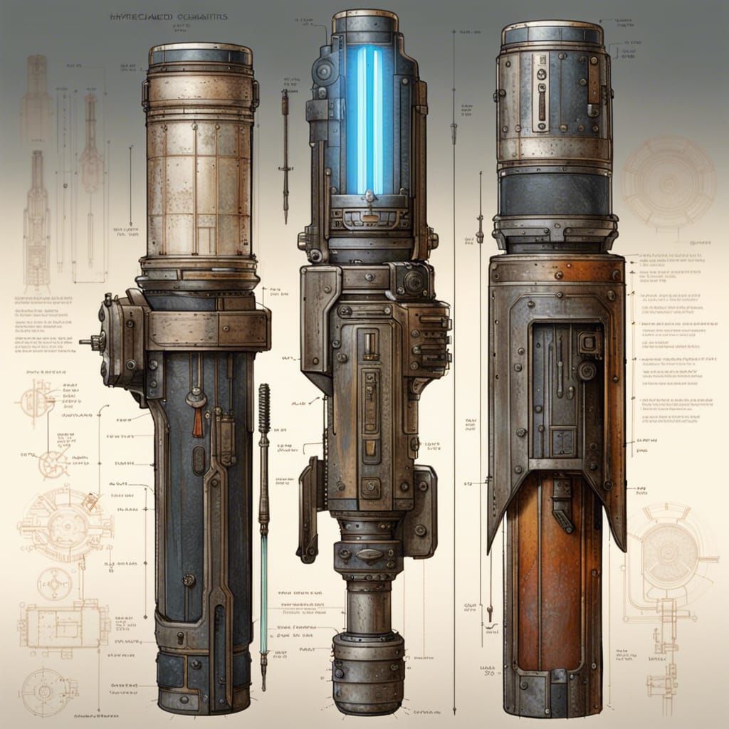 Schematics of a Jedi Lightsaber