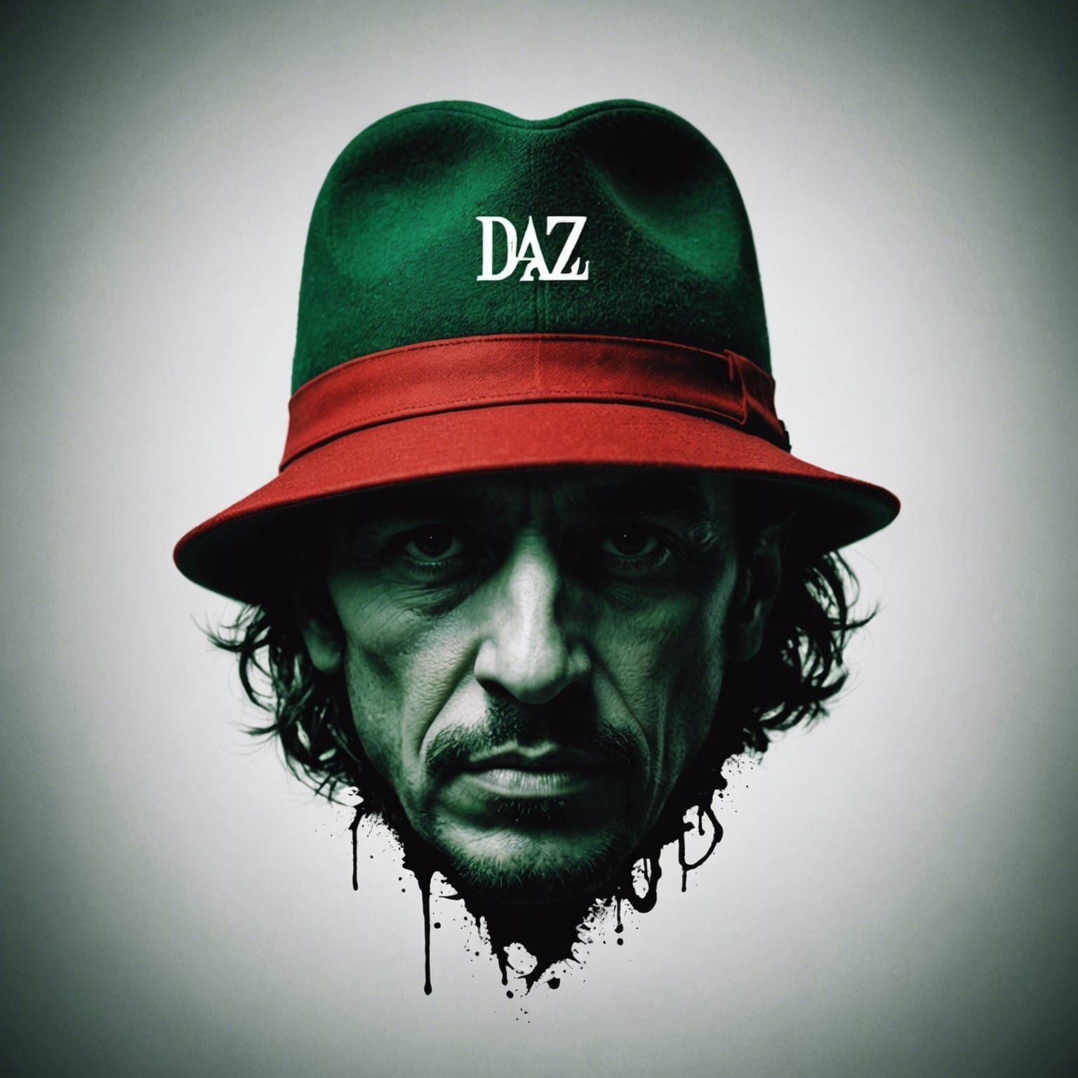 DZ MAFIA Logo Design in Green, White, and Red