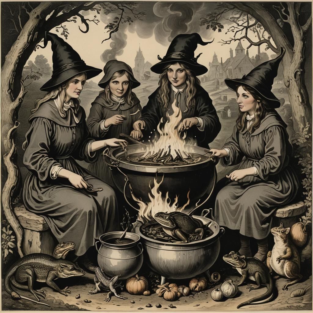 Witches' Brew: A Cauldron of Dark Magic