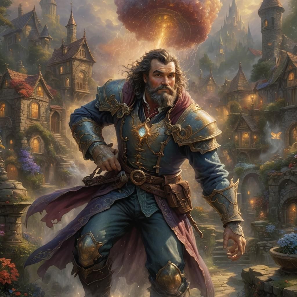 Ethereal Alchemy Magic Fantasy in Luminist Style