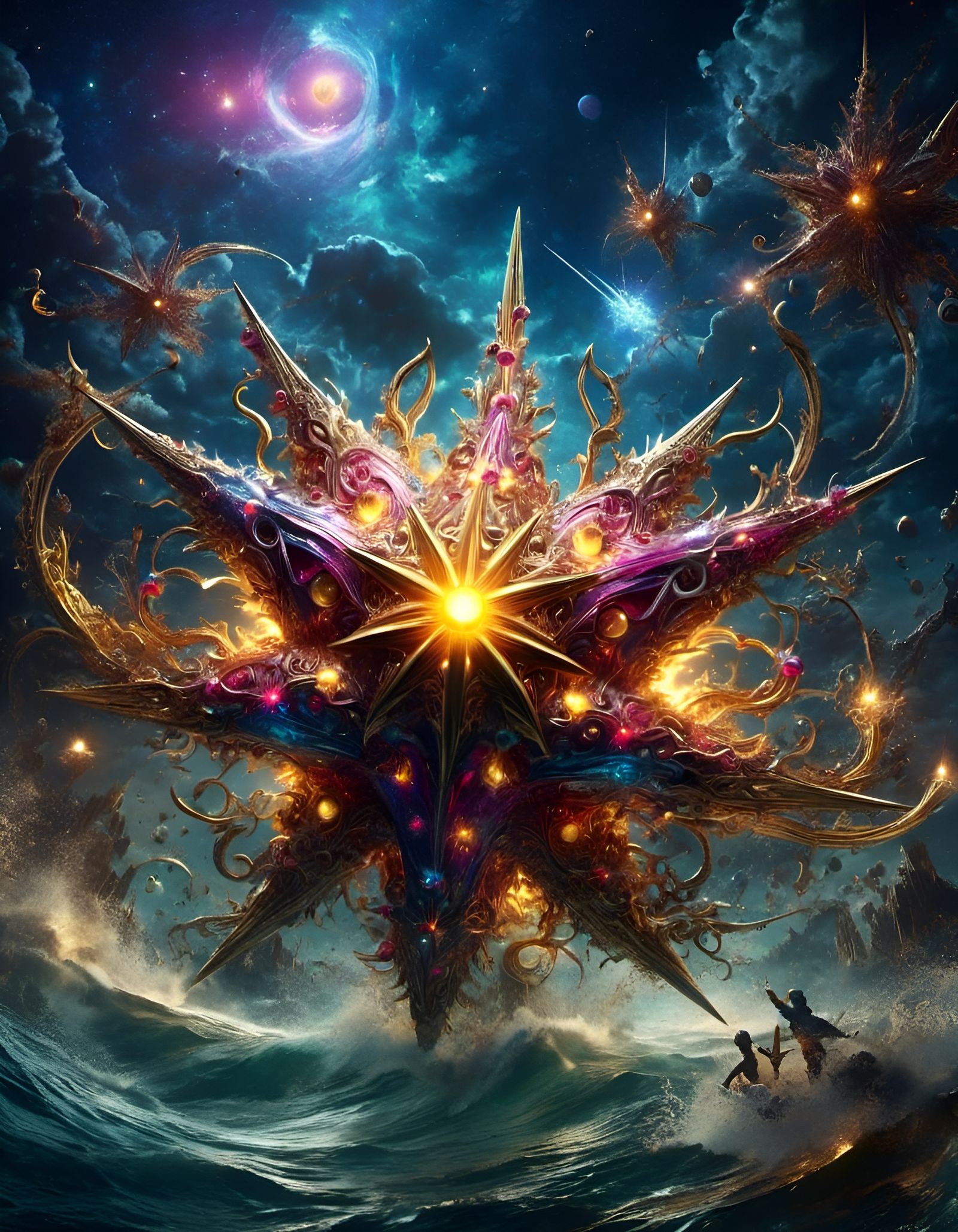 Detailed Digital Art of Staryu Pokemon