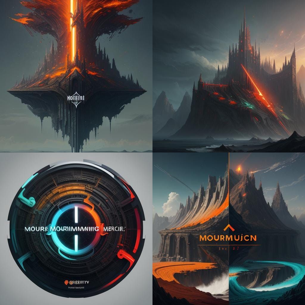 Modern Logo Design for Mourão Marketing in Digital Art