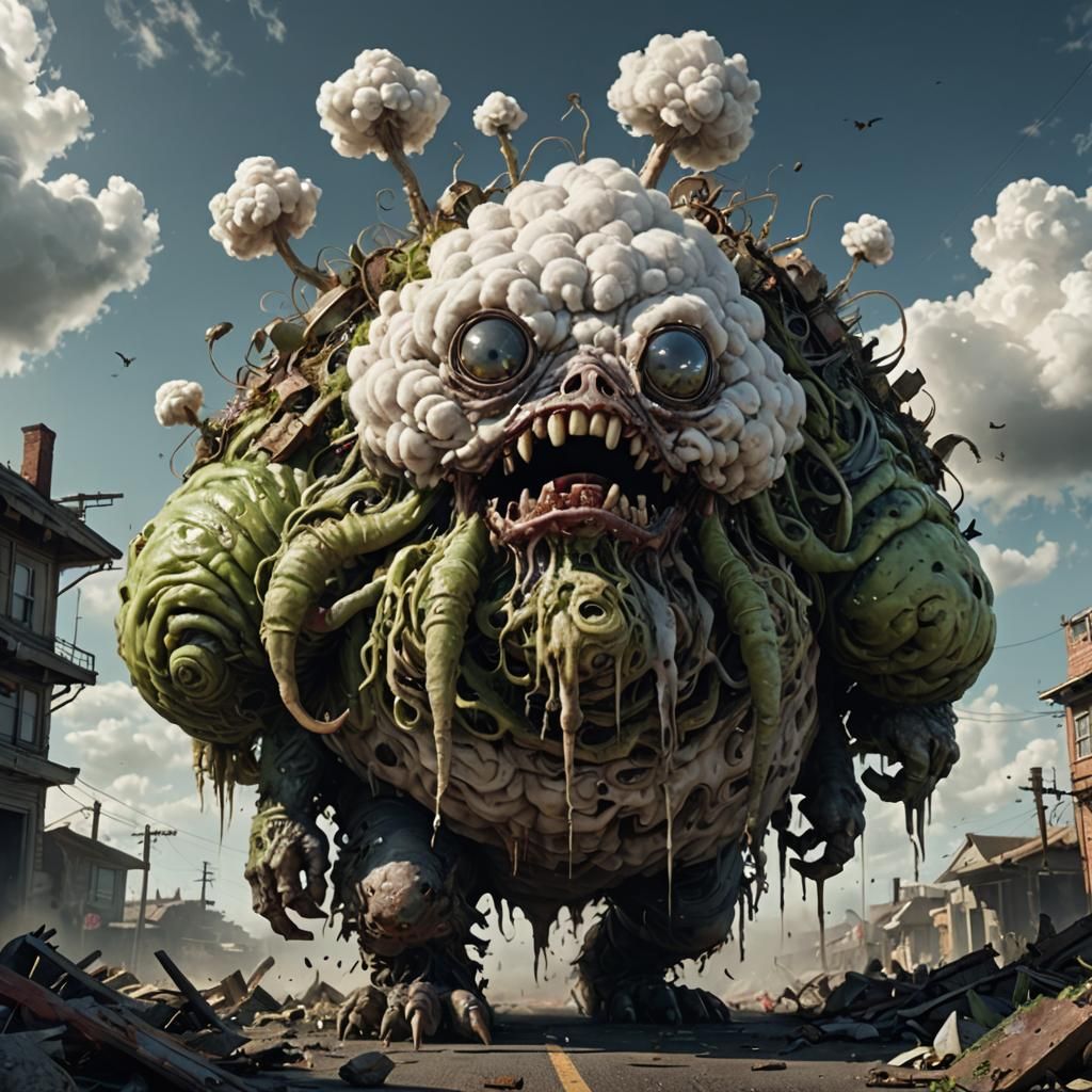 Zombie Cloud in Borderland Fantasycore Style