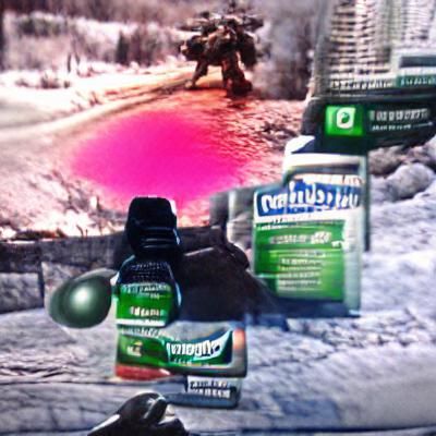 Abstract Neon Cityscape in Cyberpunk Style