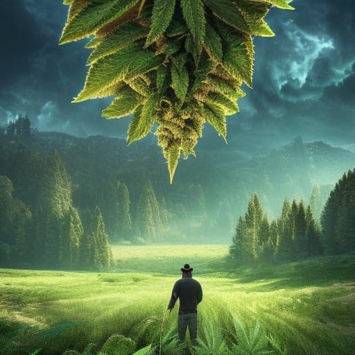 Marijuana Farming Success: Epic Digital Matte Painting