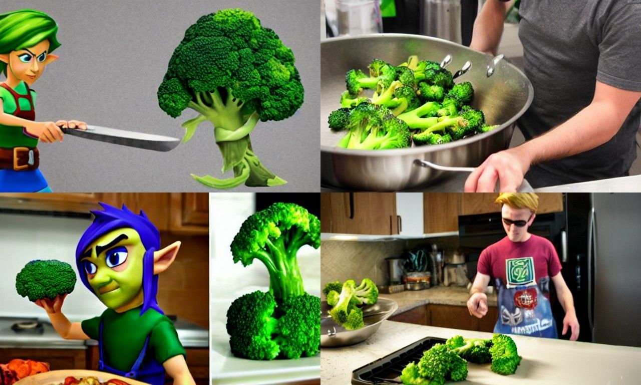 David Hejza and Link Cook Broccoli