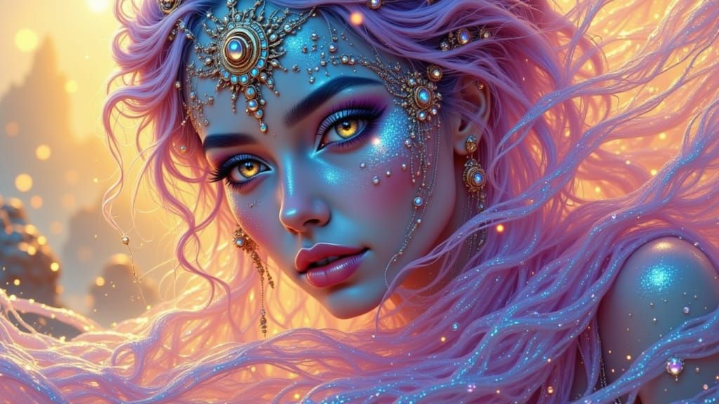 She if the ethereal realm wanders our world.