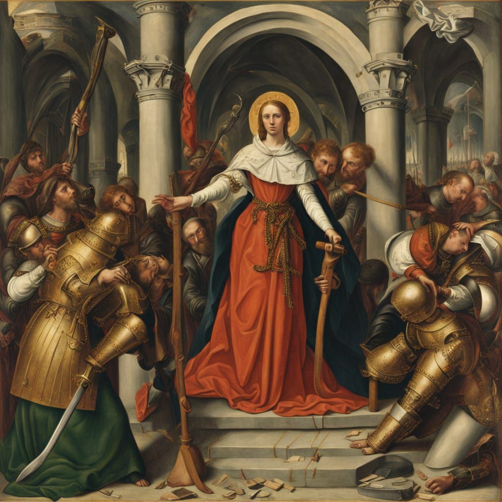 The martyrdom of St. Ursula