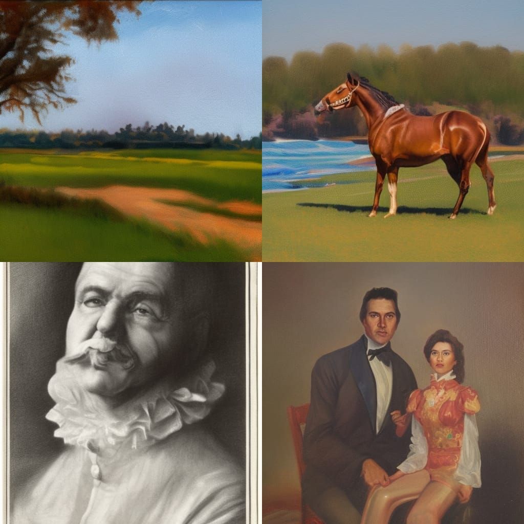 Abstract Geometric Composition in Modern Style