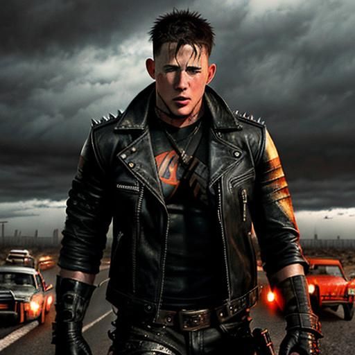 Channing Tatum as Mad Max Road Warrior