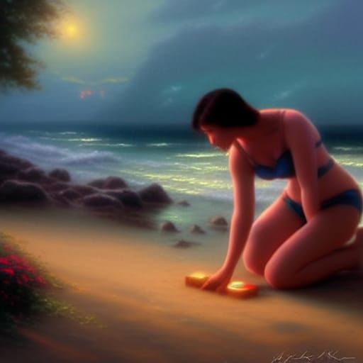 Ethereal Beachside CPR in Fantasy Style