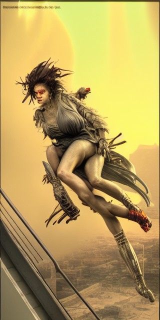 Strength Tarot Card in Hyperrealistic Digital Art