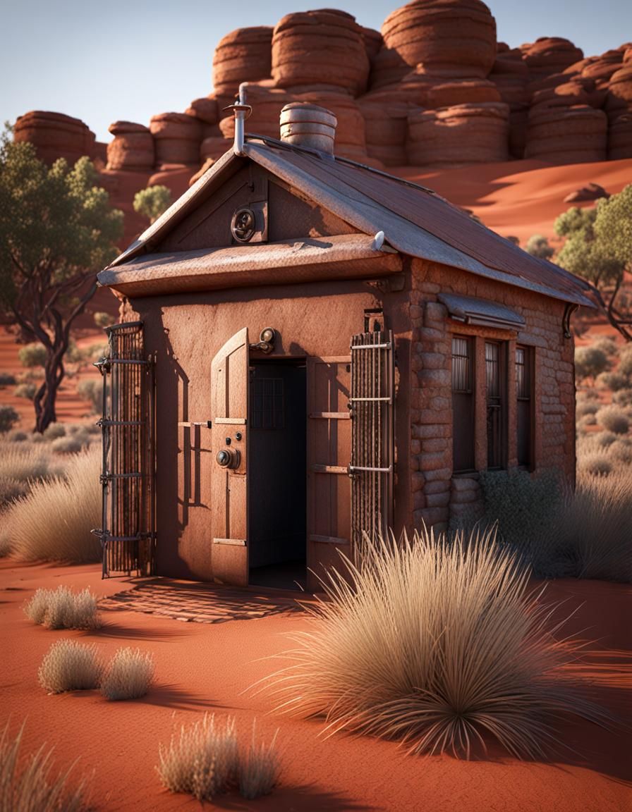 Futuristic Outback Cottage in Unreal Engine 5