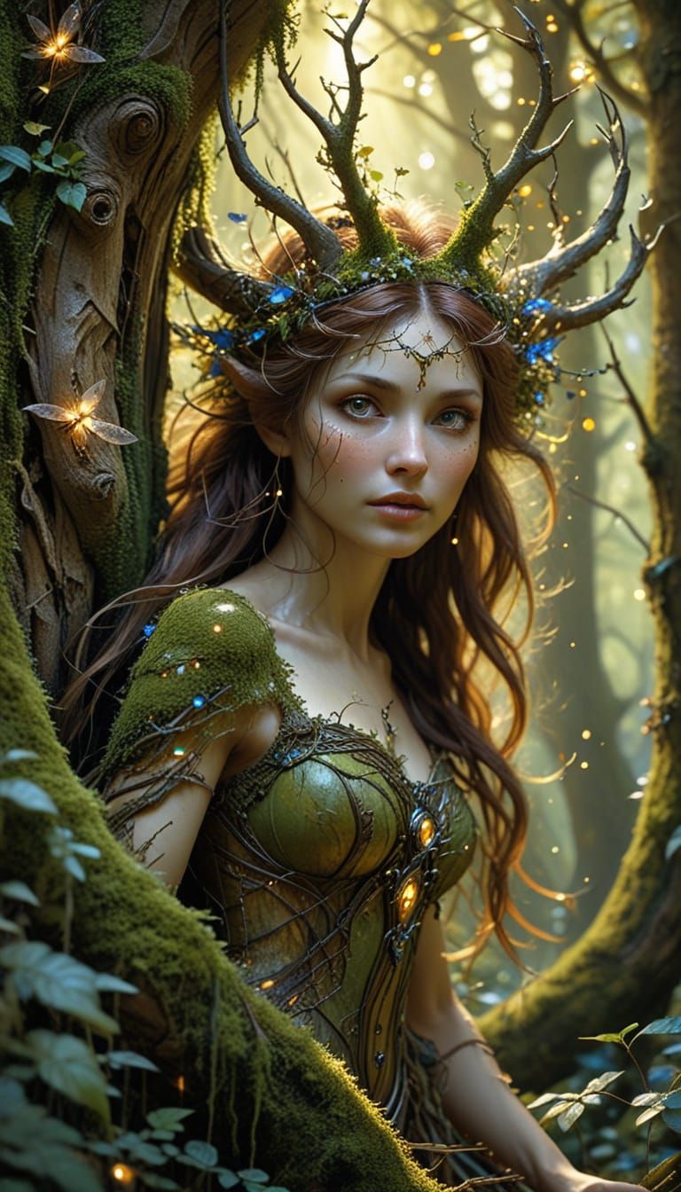 Forest Spirit Emerges as Fauvist Expressionism