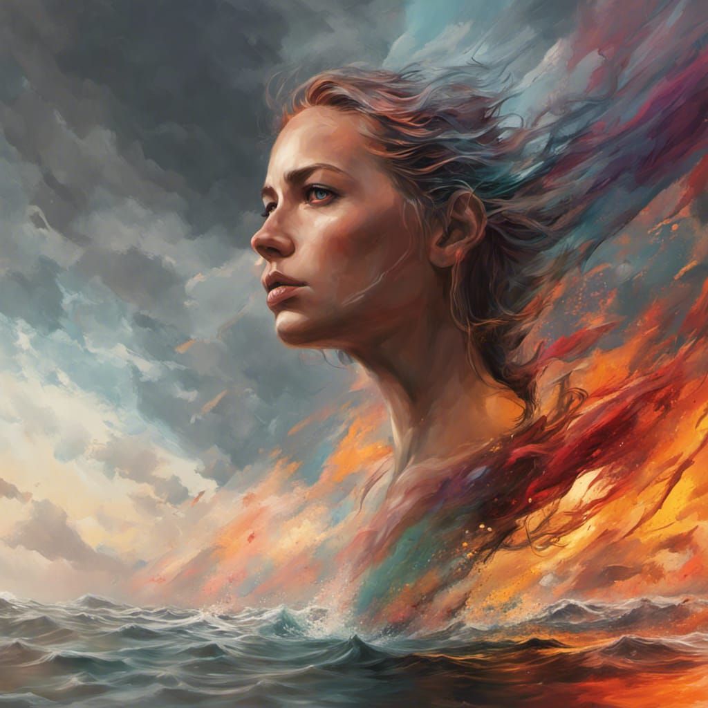 Hyperrealistic Portrait: Calm Before the Storm