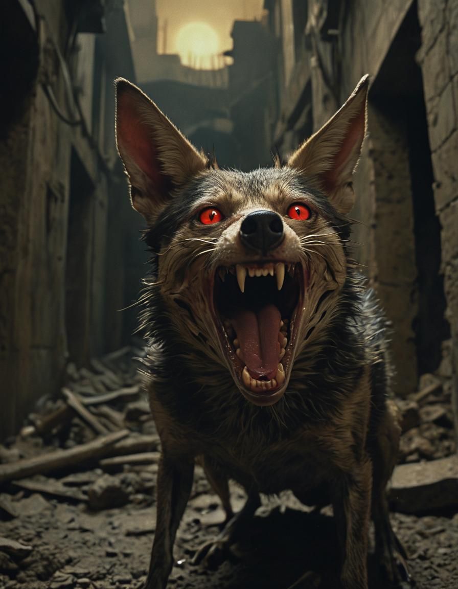 The Scream of the Devil's Jackal; Unreal Engine, parallax re...