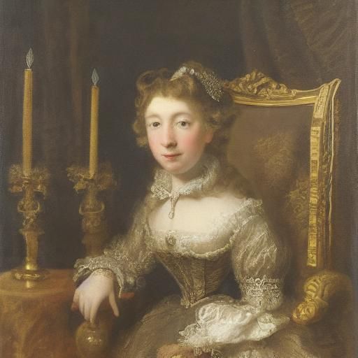 Regal Vampire with Cat in Gothic Portrait