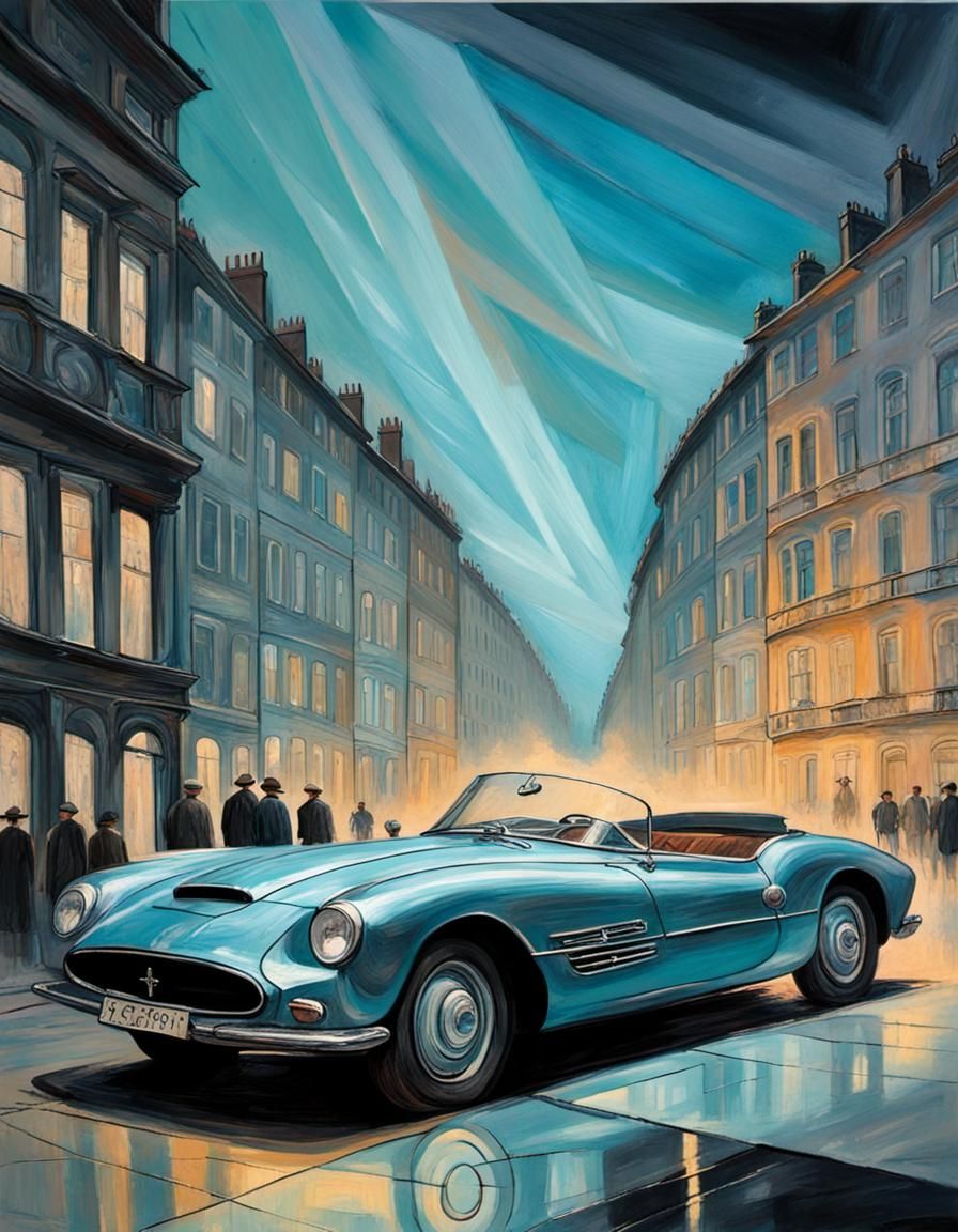 Dreamscape in Norman Cornish Style