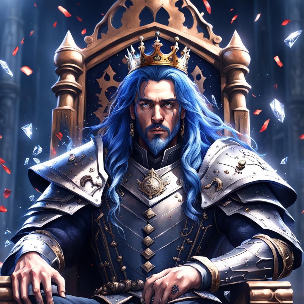 Steampunk Warrior with Bioluminescent Armor