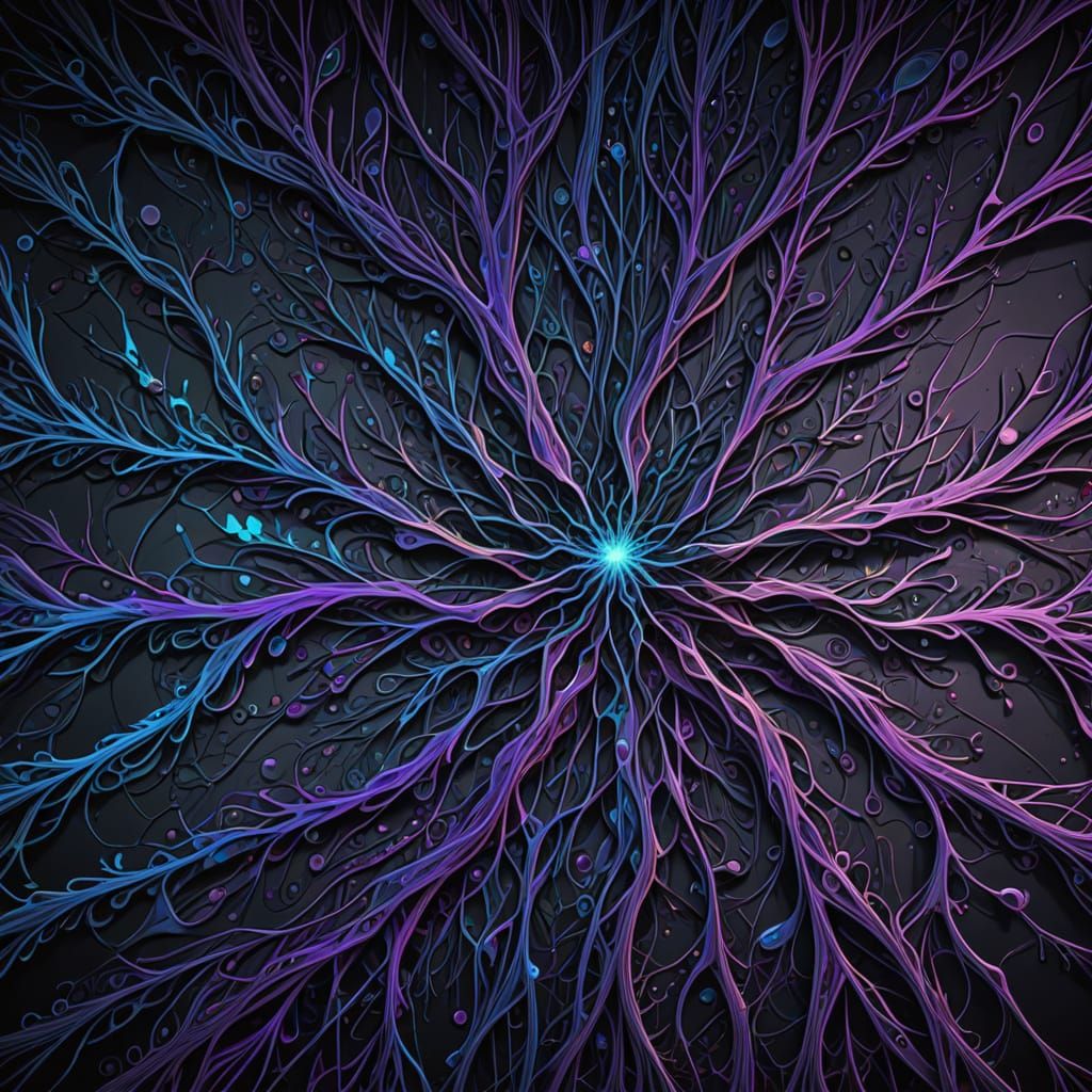 Surreal Neural Network Draws Fractal Patterns