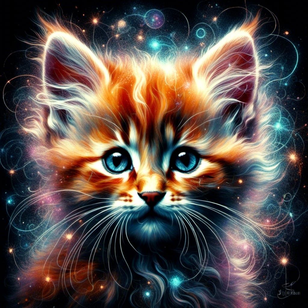 Kirlian kitten